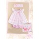 VESTIDO BORDINO NIÑA REF 6028 ROSADO