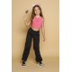 CROP TOP NIÑA REF 6265 FUCSIA