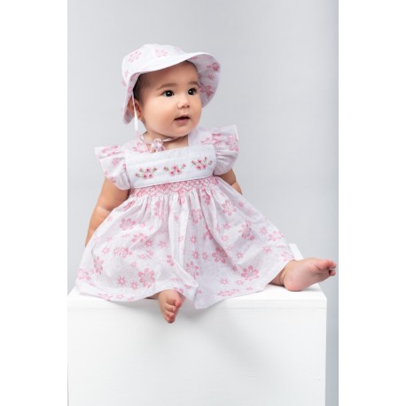 VESTIDO BORDINO NIÑA REF 6198 ESTAMPADO