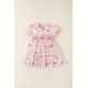 VESTIDO BORDINO NIÑA REF 6293 ESTAMPADO FLORES