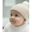 GORRO EN HILO REF 081 BEIGE