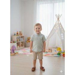 CAMISA NIÑO REF 6936 VERDE