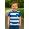 CAMISETA BABY NIÑO REF 303-24015 BLANCO-AZUL