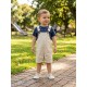 BRAGA + CAMISETA ZIPPY REF 23009 AZUL-BEIGE