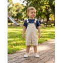 BRAGA + CAMISETA ZIPPY REF 23009 AZUL-BEIGE