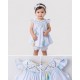 VESTIDO BORDINO NIÑA REF 6158 AZUL-MORADO