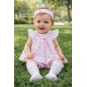 VESTIDO BORDINO NIÑA REF 6028 ROSADO