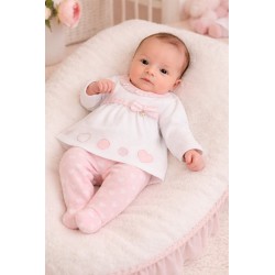 CONJUNTO POLAINA ROSADO NIÑA BABY MAYORAL REF 1559