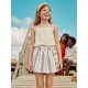 FALDA SHORT ZIPPY REF 216-9919ZT BLANCO