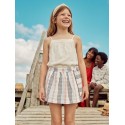 FALDA SHORT ZIPPY REF 216-9919ZT BLANCO