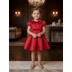 VESTIDO TAFETAN REF 2944 ROJO