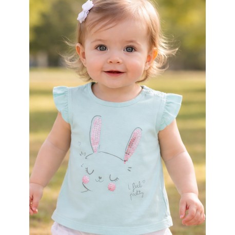 CAMISETA ROSADA GATITO BABY NIÑA LOSAN REF 118-1201