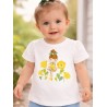 CAMISETA BABY NIÑA REF 1005 BLANCO-MIMOSA