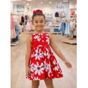 VESTIDO MINI NIÑA REF 3917 ROJO