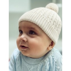 GORRO EN HILO REF 081CRUDO