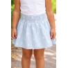 FALDA ZIPPY REF 23010 RAYAS CELESTE