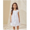 VESTIDO MILON REF 14103 BLANCO