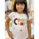 LOSAN BLUSA NIÑA REF 116-1008AL BLANCO