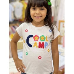 LOSAN BLUSA NIÑA REF 116-1008AL BLANCO