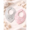 PACK DE BABEROS ROSADO LOSAN REF 11V-A001AL