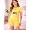 PIJAMA JUNIOR NIÑA REF 31G-P001 AMARILLA