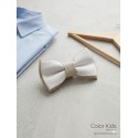 CORBATIN NIÑO BEIGE COMBINADO
