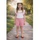 CONJUNTO MILON NIÑA REF 14960 ROJO