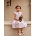 VESTIDO BORDINO NIÑA 6292 ESTAMPADO MARIPOSAS