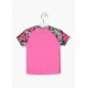 CAMISETA NIÑA FUCSIA CON PROTECCIÓN UV LOSAN REF. 016-1033AL