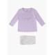 PIJAMA NIÑA LILA MANGA LARGA LOSAN REF 016-P000AL