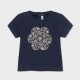 CAMISETA BASICA MARINO NIÑA BABY MAYORAL REF 105