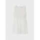 MAYORAL VESTIDO COMBINADO CHICA REF 6956 CRUDO