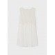 MAYORAL VESTIDO COMBINADO CHICA REF 6956 CRUDO
