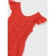 MAYORAL MONO BORDADO CHICA REF 6829 CARMIN