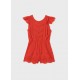 MAYORAL MONO BORDADO CHICA REF 6829 CARMIN