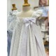 VESTIDO EN OJALILLO REF 30009-22 BLANCO