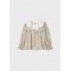 BLUSA CUELLO BORDADO REF 4192 TOPO