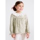 BLUSA CUELLO BORDADO REF 4192 TOPO