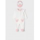 SET X 2 PELELES Y BABERO REF 2609 ROSA BABY