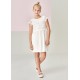 VESTIDO JUNIOR NIÑA REF 6916 CRUDO