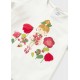 CAMISETA BABY NIÑA REF 1005 BLANCO-ROJO